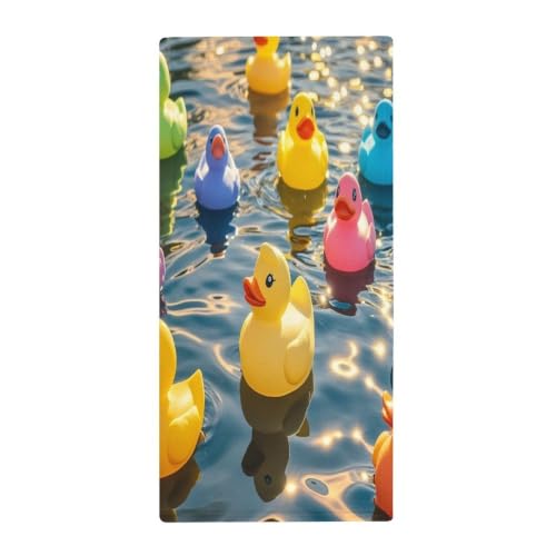 Image of RLDOBOFE Rubber Ducks Bath Towel Hand Towels Beach Towel