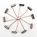 10PCS Universal Carbon DC Motor Brushes Fit for Generic Electric Wire Generator Replacement Set 5 x 6 x 14mm