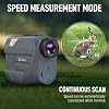 Telemetro-de-Golf-OUBEL-650-Yardas-con-Pendiente-Perilla-de-Enfoque-Manual-escaneo-Continuo-vibracion-de-Bloqueo-de-asta-de-Bandera-precision-de–1-Yarda-Zoom-6X-Velocidad-Caza
