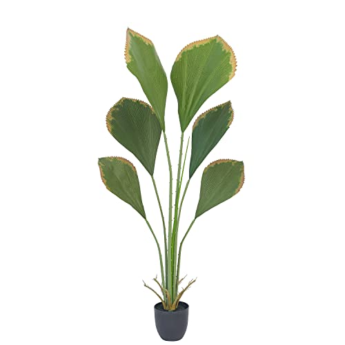 Phimos Artificial Palm Plant Fake Tropical Palm Tree, Faux Plants In Pot For Indoor House Home Office Garden Modern Indoor Decoration Housewarming Gift (4Ft) #TOP6