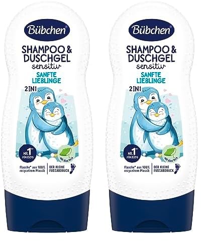 Bübchen Kinder 2in1, Shampoo & Duschgel, 230 ml (Packung mit 2)