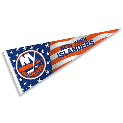 WinCraft New York Islanders Nation USA Americana Stars and Stripes Pennant Banner Flag