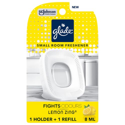 Glade Small Room Freshener Starter Kit, Lemon Zing