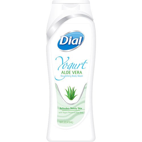 Dial Yogurt Bodywash Aloe vera 16 oz. (Pack of 6)