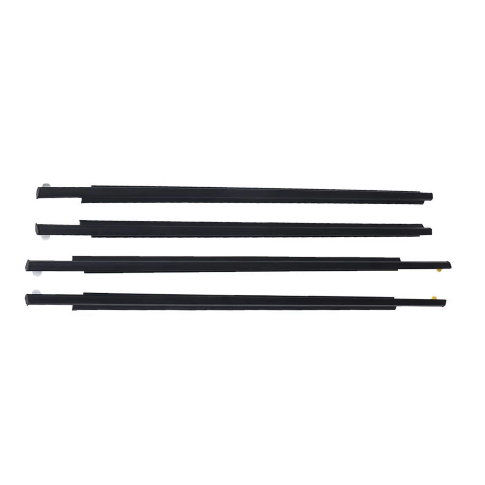 for Toyota for Prius for NHW20 2003-2009 Waterproof Pressure Strip Sealing 4 X Car Outer Windows Rubber Weatherstrip Car Door Seal Protector