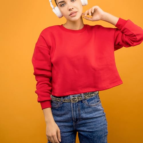 GALPADA Belt Belt Leopard Belts for Pants Leather Belts for Pu Leather Belts Miss Decorate Fashion, 105*3.3cm3