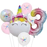 🎈 FÜR EINHORNFANS: Lässt Einhorn Fans zum Geburtstag das Herz höher schlagen! Der Hit auf jeder Feier!