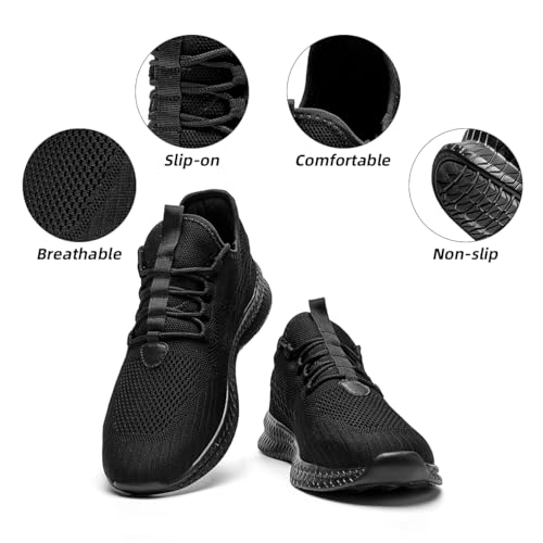Image of DLWKIPV Womens Walking Shoes Slip On Sneakers Tennis Shoes Running Sport Workout Gym Shoes Athletic Non Slip Lightweight Breathable Fashion Casual Shoes for Travel Work