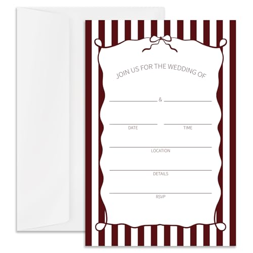 Cartes d'invitation vierges à personnaliser pour éviter les pannes d'inspiration de fête