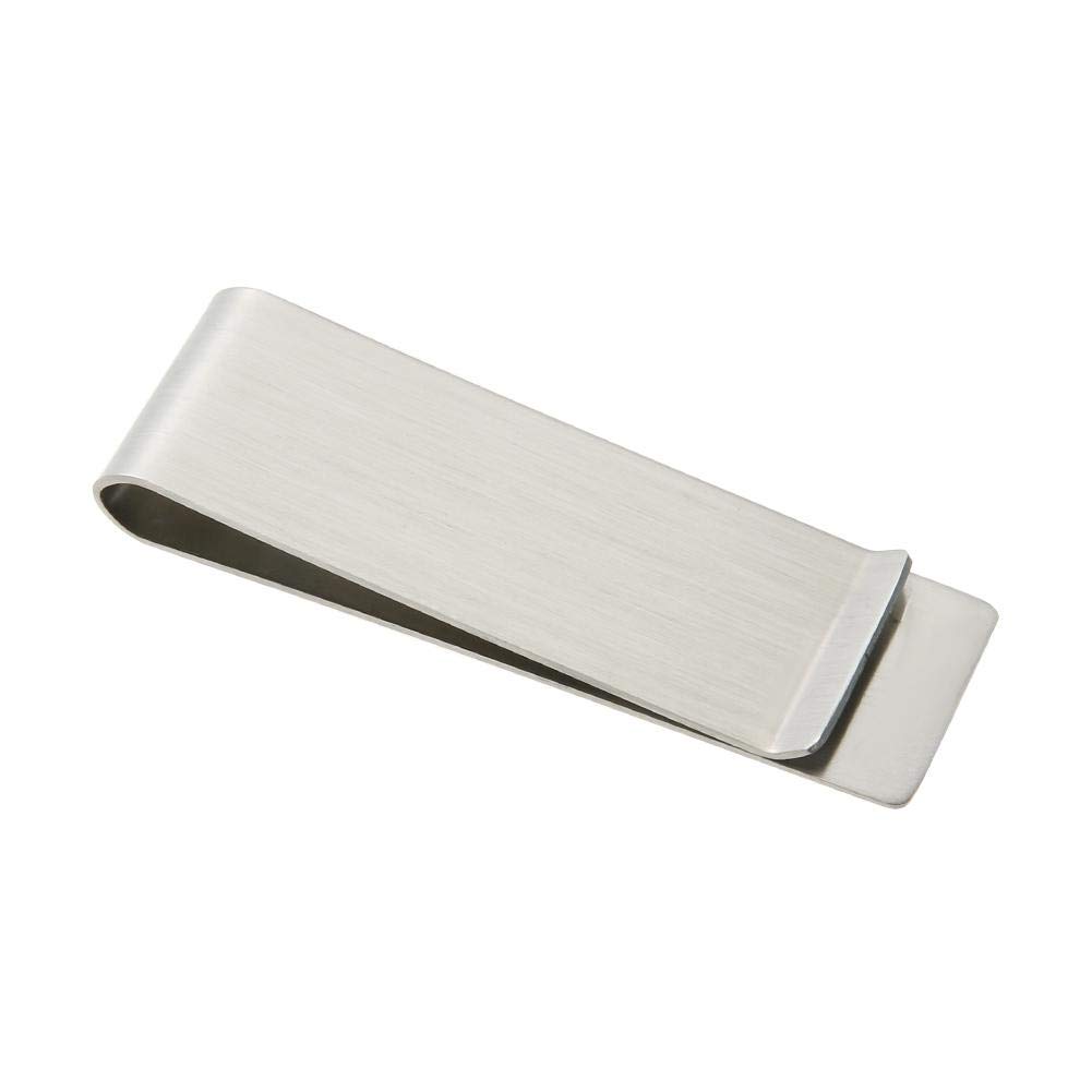 elbme ELBME® Metal Stainless Steel Money Cash Clip Folder Collar Clip Card Pocket Holder-picture-19
