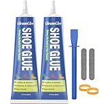 Shoe Glue 2×20ml – Extra Strong Sole Repair Glue for Trainers, Boots & Work Shoes – Fast-Curing, Waterproof, Flexible & Long-Lasting – Fix Leather, Rubber, Fabric, Vinyl, Canvas & More