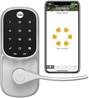 Yale Assure Lever - Connected by August - Wi-Fi/Bluetooth Touchscreen Lever Lock