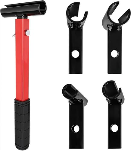 SXKBYQ Conjunto de Llaves de Acero al Carbono para Ajustar Bisagras de Puerta, con 4 Tamaños (15/18/21/25mm) para Adaptarse a Las Bisagras de Puerta