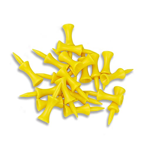Zivisk-tee-de-Golf-Plastico-100-Piezas-Amarillo-44mm