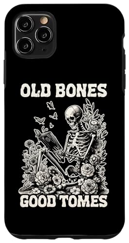 Old Bones Good Tomes Book Lover Bookworm �X�P���g���u�b�N �X�}�z�P�[�X iPhone 11 Pro Max �p
