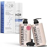 Ultimate Hair Hydration and Repair Bundle: Hydrating Shampoo & Conditioner Set + Advanced Molecular Bond Repair Overnight Hair Mask – Comprehensive Solution for Deep Moisture and Strengthening -  Rida Hair Research Institute