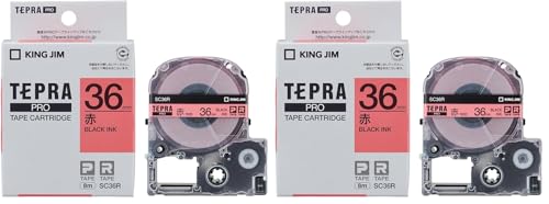 �L���O�W�� �y�����z �e�v��PRO�e�[�v�J�[�g���b�W �J���[���x��(�p�X�e��) 36mm �ԃ��x��/������ ����8m SC36R (× 2)