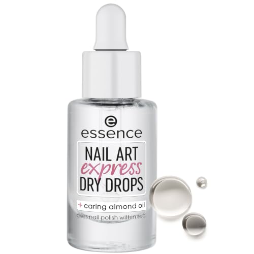 essence nail art express dry drops, Gotas de esmalte de uñas transparente