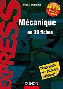 Book's Cover of Mécanique en 30 fiches