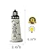 DAILYBREAD Ceramic Lighthouse Gift Lighthouse with Lighting Lighted up Lighthouse Lighted Christian Gift Christmas Lighthouse Figurine with Bible Verse Mini Lighthouse lamp 5