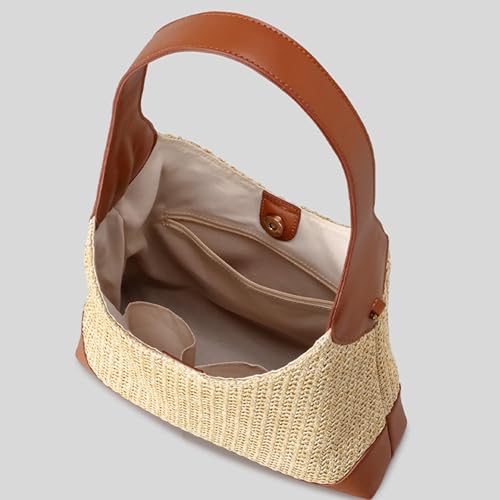 Sac en raphia tissé main - Grand fourre-tout de plage d'exception