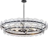 Maxim Lighting 21824TCGM Loren 42' Chandelier, Gunmetal