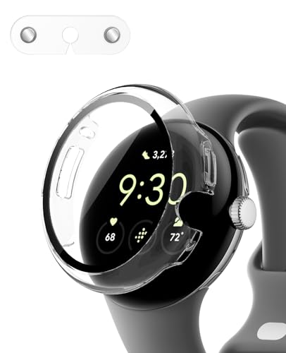 For Google Pixel Watch 4 45mm p P[X+[d⏕A_v^[ YAJOJO ی KXtB ̌^ Jo[ X}[gEHb` 3DȖʋtB GbW^b` hC菝 hՌ h~ Sʕی EȒP yN