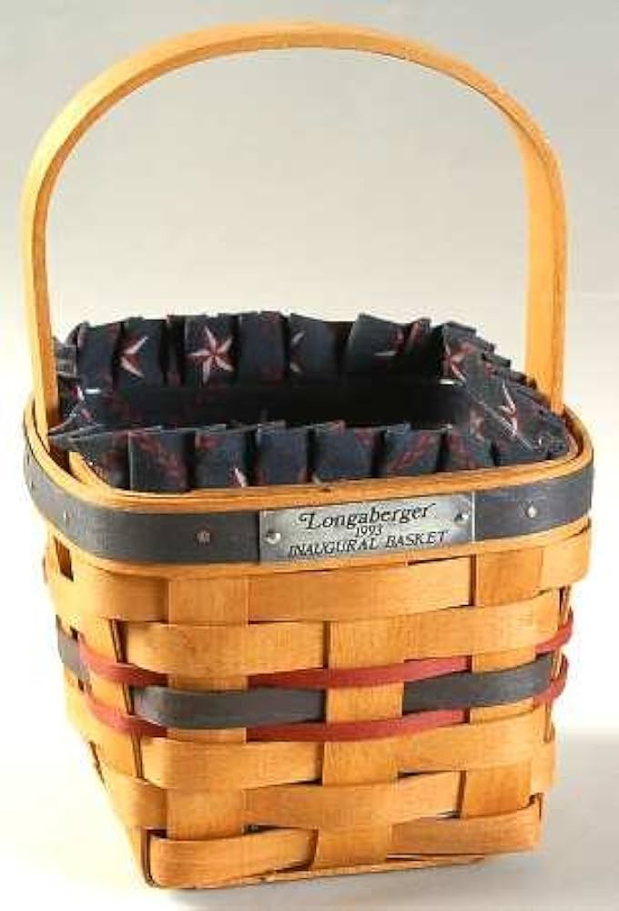 Amazon.com: Longaberger Baskets 1993 Inaugural Basket W
