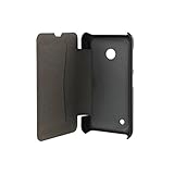 Garantie Fabricant: 1 an(s) Xqisit 20622 Etui à Rabat pour Microsoft Lumia 435 Noir métallique