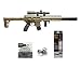 SIG Sauer MCX .177 Cal CO2 Powered Advanced Air Rifle with CO2 90 Gram (2 Pack) and 500 Lead Pellets Bundle (FDE, 1-4x24 Scope)