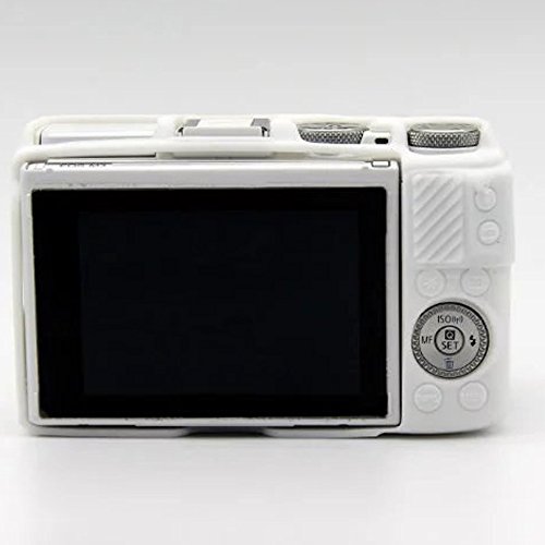 Éviter rayures Canon EOS M3 avec étui protection silicone blanc