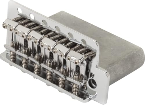 Fender Vintage-Style Standard Series Stratocaster Tremolo Assemblies | Includes bridge assembly, 6 stamped saddles, screws and springs for repair, maintenance and intonation - image 1