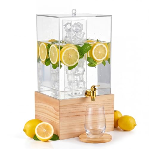 FillTouch Acrylic Drink Dispenser, 3 Gallon Beverage