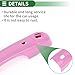Motoforti Exterior Door Handle Cover Set, Decoration Trim for Jeep Renegade 2015-2021, ABS, Pink, 1 Set