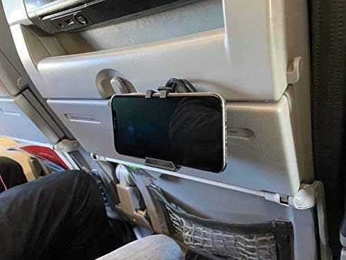 Miniatura 5 de The SkyClip + Soporte para teléfono y tableta para viajes aéreos, uso doméstico y de oficina - Soporte para teléfono a bordo compatible con iPhone,