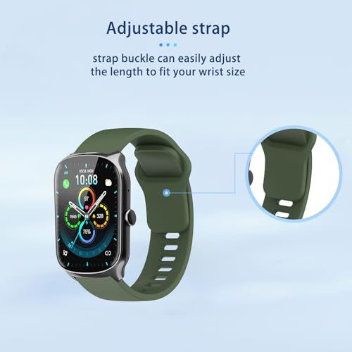 Correa de silicona para STECEi S68 Smartwatch verde miniatura 6