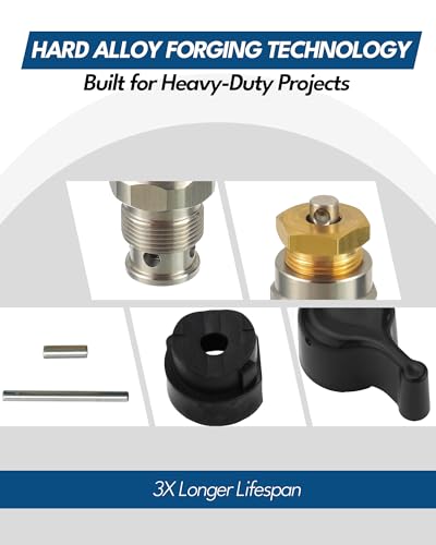 Image of 235014 Prime Spray Valve & Drain Valve Replacement Kit - Compatible with Graco 210 /230 /390 /395 /490 /495 /595 /3400 -Aftermarketr Airless Paint Sprayer Repair Parts