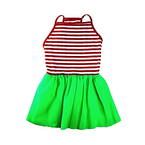 Midlee Christmas Stripe Tutu Large Dog Dress XX-Large