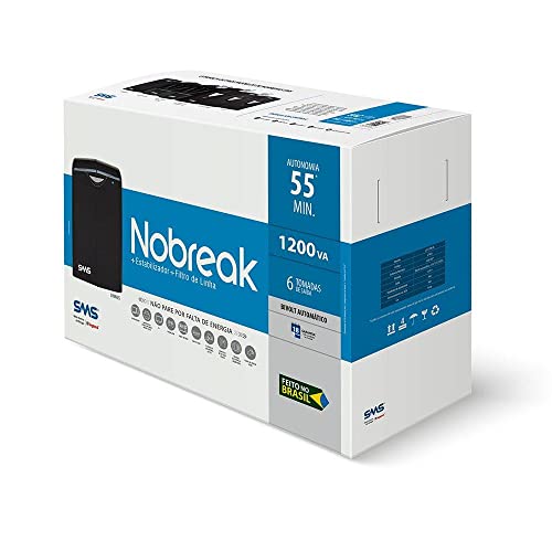 NOBREAK SMS LINNUS 1200VA ULS1200BI ENTRADA BIVOLT (0027456)