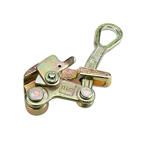 1T Cable Grip Wire Grip, Steel Cable Puller Tool Cable Grip Gripper Pulling 2204 Lbs For Wire Rope #TOP7