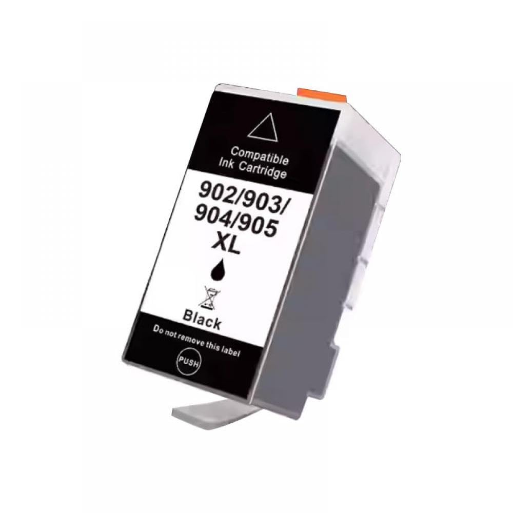 Compatible Ink Cartridge Set for 902 903 904 905 XL for Officejet Pro 6950 6960 6962 6963 6965 6966 6968 6970 6978 6979 Printers(1 PCS - Black)