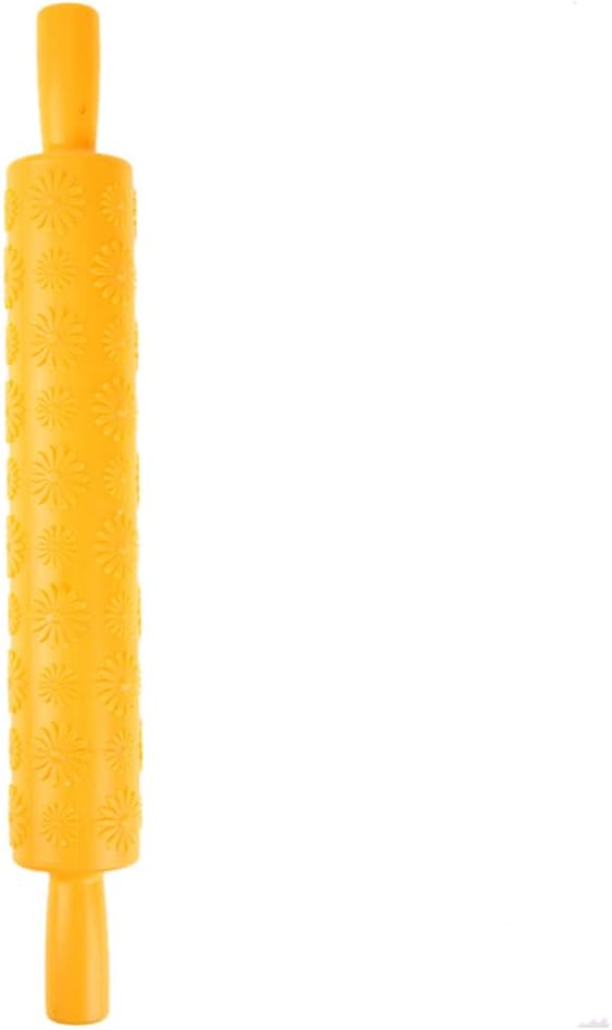 Embossing Rolling Pin for Baking Clay Roller with Intricate Designs Ideal