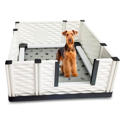 EZWHELP EZCLASSIC Whelping Box for Dogs and Puppies - Indoor Dog Whelping Pen with Rails - Sanitary Dog Whelping Box - Puppy Playpen for Large or Small Puppies - Whelping Supplies Kit 38"x38" Gray