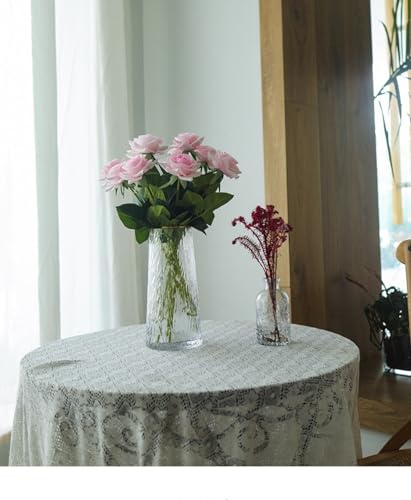 Rosa de seda simulada, 3 unidades, 50 cm miniatura 2