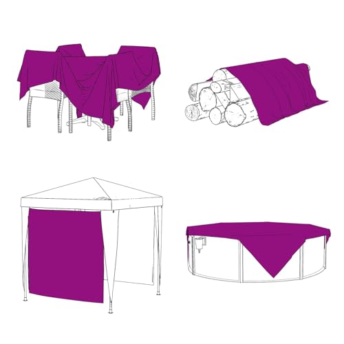 Bâche transparente 20 x 1,5 m en polyéthylène pour jardin et terrasse - 7
