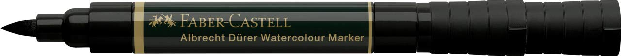 Faber-Castell - 160499 - Boîte de 4 marqueurs aquarellables A. Dürer 199. Couleur noire