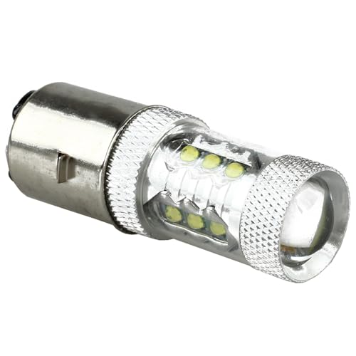 Bombilla LED BA20D H6 para Viajes Nocturnos en Ciclomotor y Rutas en ATV Pack de 5 5