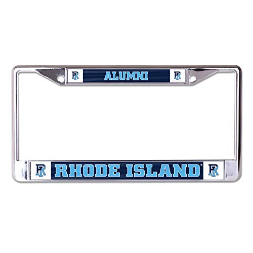 WinCraft University of Rhode Island Alumni Glossy Print Chrome License Plate Frame
