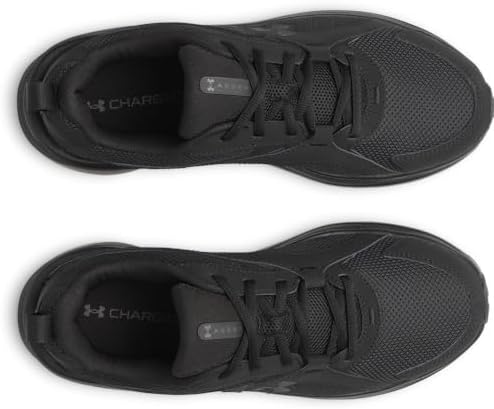 Under Armour Men's Charged+ Assert 11 Running Shoe, (002) Black/Black/Black, 8.5, US - 3