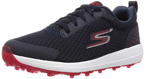 Skechers GO GOLF Max - Tenis de golf para hombre, (Malla azul marino/rojo.), 43 EU